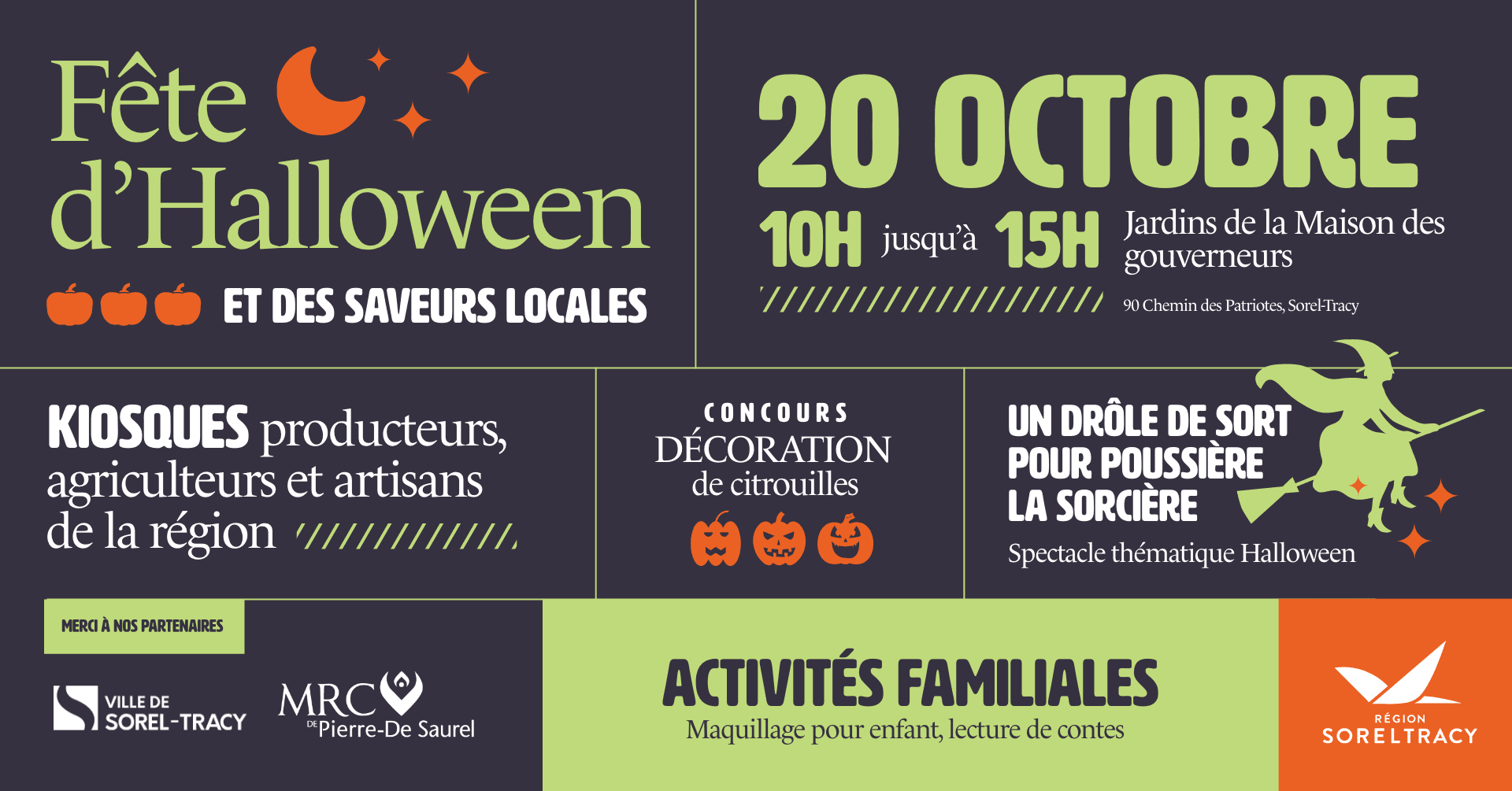 fete halloween et saveurs locales