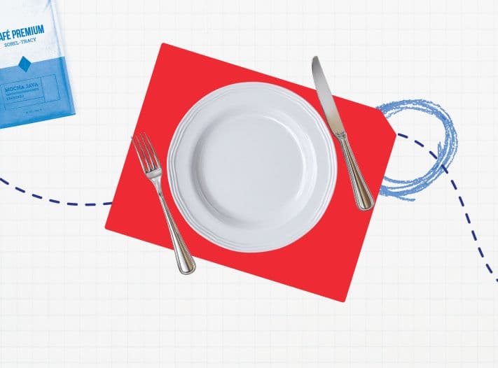 Assiette pour le profil touristique Gourmand