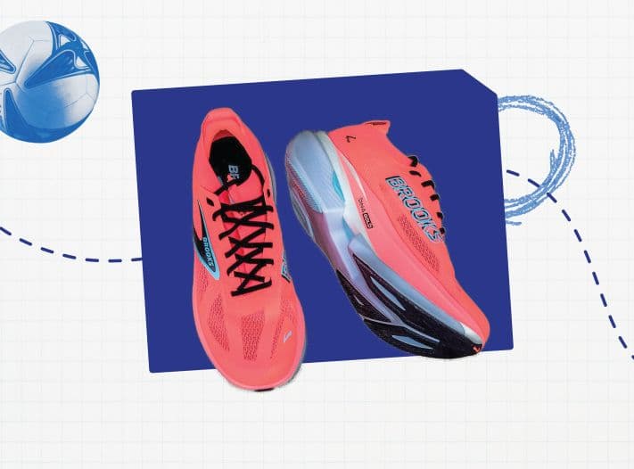 Paire de souliers de sports rouges pour le profil touristique Sportif